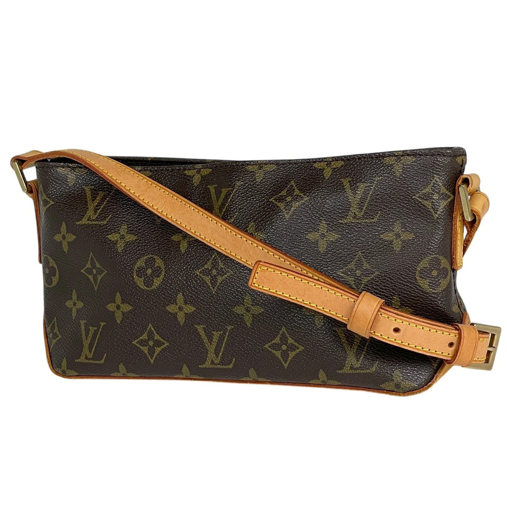 Louis Vuitton Trotteur Pochette Shoulder Bag Monogram Brown